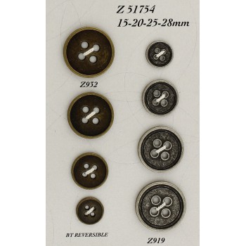 Пуговица металл Z51754