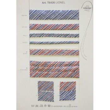 Тесьма 6426, Бейка, Кант, Лента, Плисе, Шнурок, 70%Микрофибра 30%Хлопок